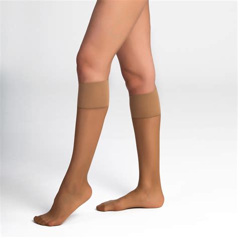 sheer knee highs|20 denier knee highs.